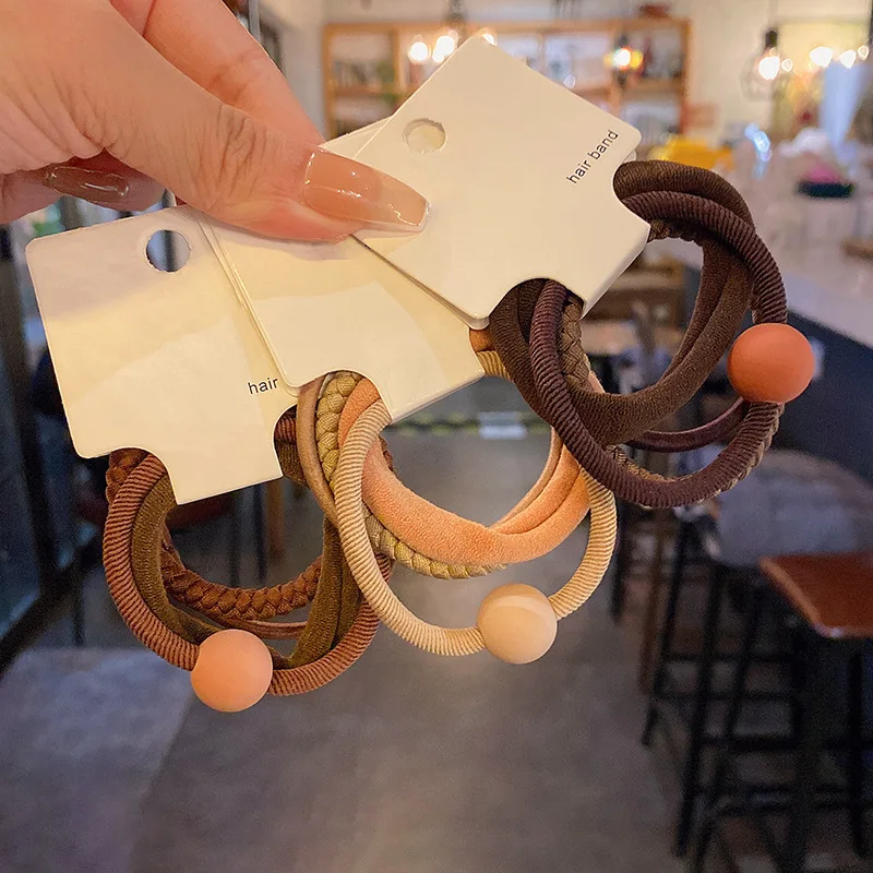 4 шт./компл. резинка для волос Super Fairy женщин кольцо бант простые аксессуары |