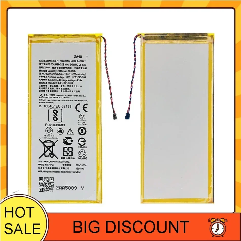 Аккумулятор для телефона Motorola Moto G4 Plus XT1625 XT1622 XT1644 XT1643 SNN5970A G4Plus 3550 мАч GA40