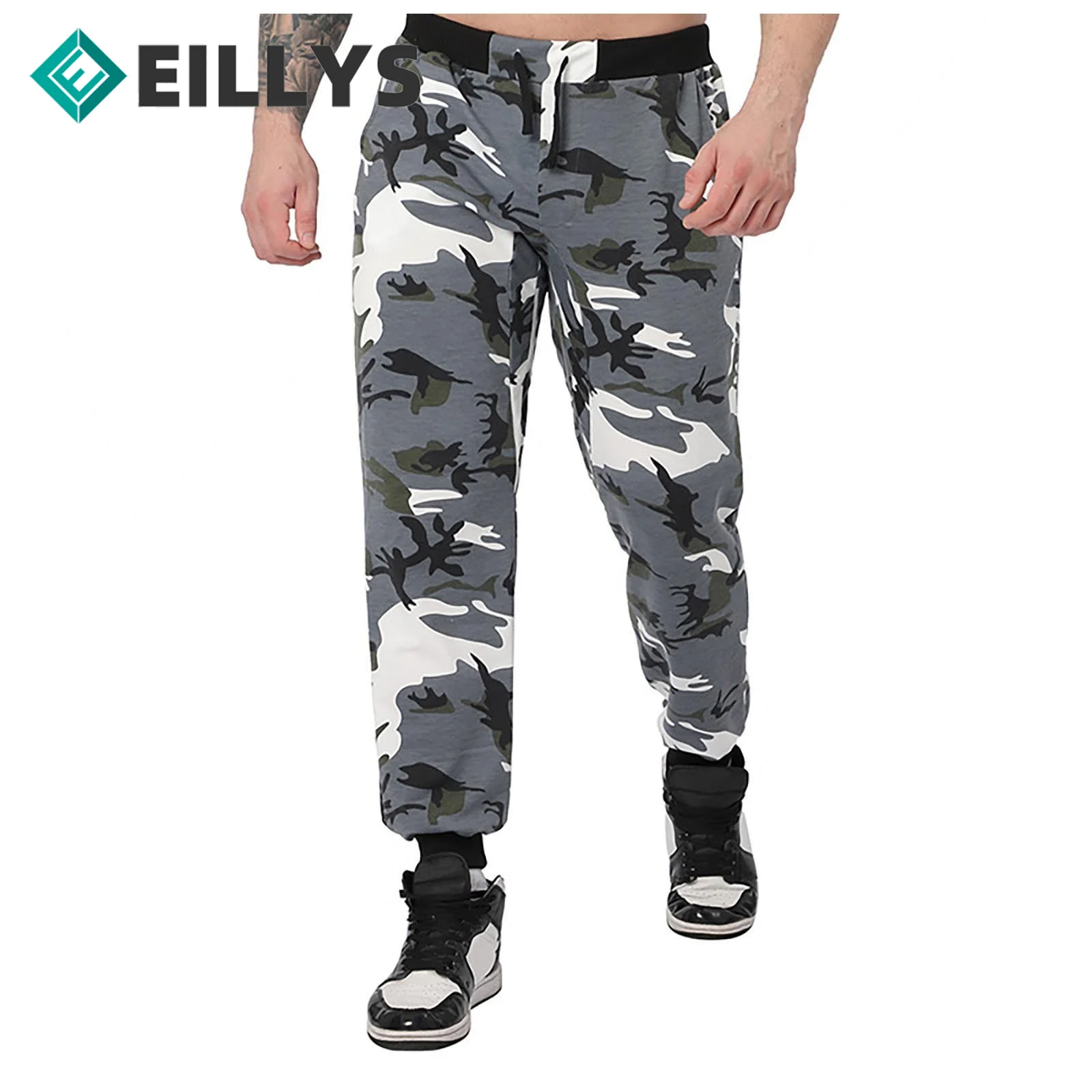 

Camouflage Mens running Joggers man Casual Pants Fitness Men Sportswear Tracksuit Bottoms hip hop Sweatpant Trousers Gym Jogger