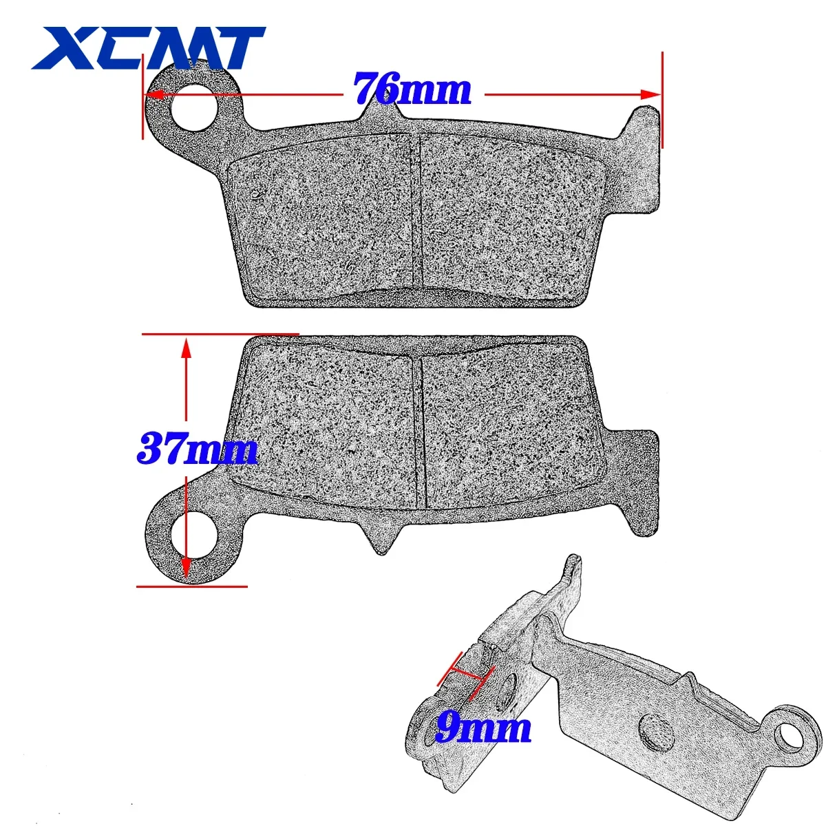 Фото Передние и задние тормозные колодки мотоцикла для SUZUKI RM125 06-09 DRZ400E 00-2007 DRZ400S 2000- 2017 DRZ400SM DRZ400SMZ DRZ400 E S SM SMZ №5