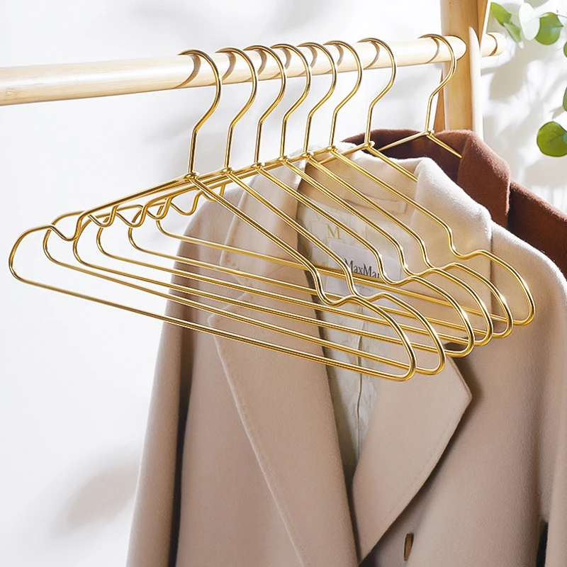 

Hanger Sapce Save Hanger Metal Wardrobe Clothes Coat Non-slip Storage Skirt Organizer Drying Dropshipping Clothing Hanger 10pcs