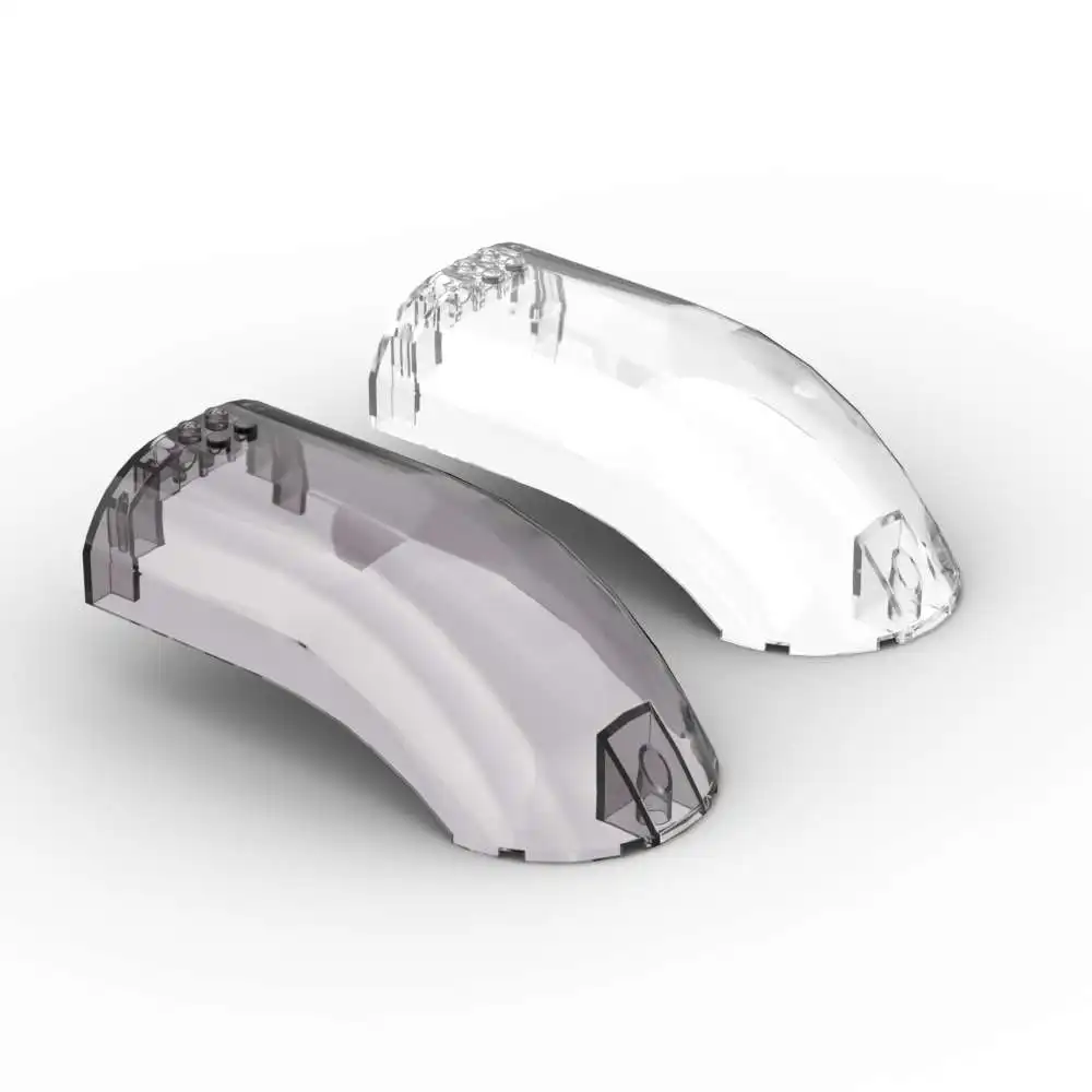 Конструктор MOC детский изогнутый с 3 отверстиями 16x8x6 1 шт.