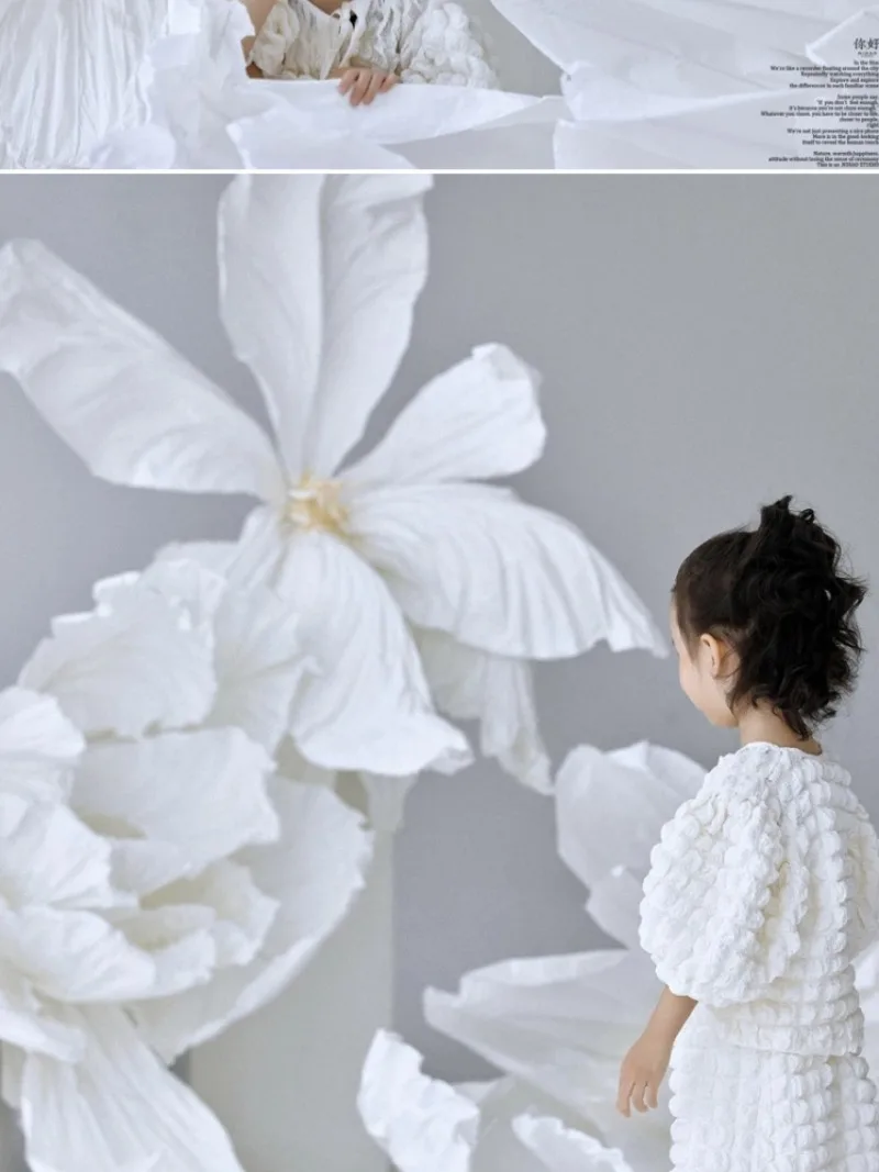 Бумага для искусства большой декор фон дисплея гигантский бумажный цветок