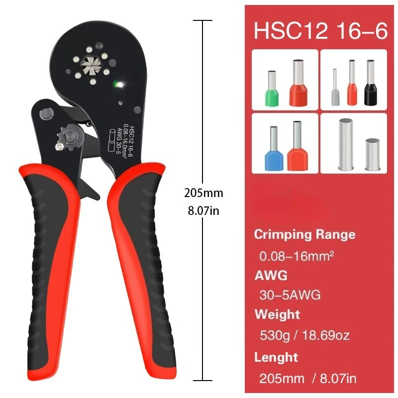 HSC8 6-4A трубчатая клемма HSC8 6-6A обжимные клещи VE трубчатая клемма HSC12 16-6 (art.: 3920d33dc00a3) - 3920d33dc00a3