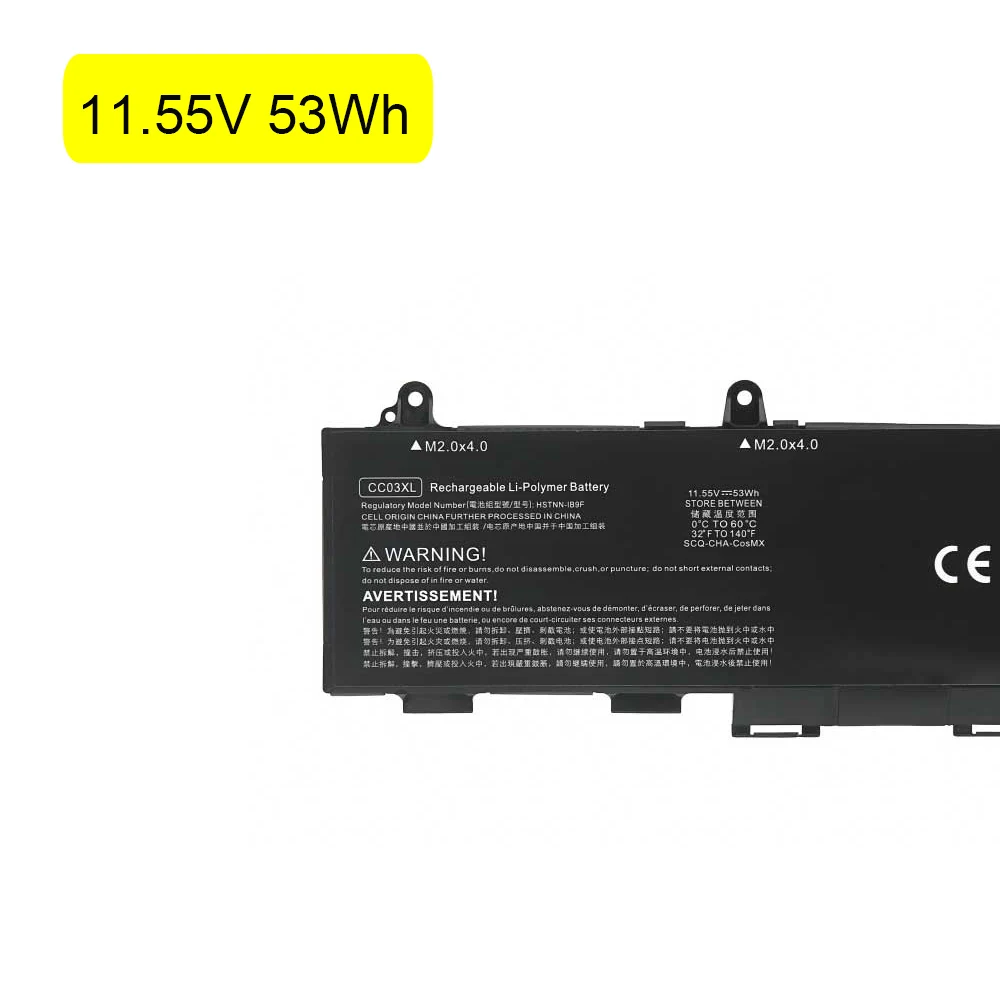 Фото Аккумулятор DODOMORN CC03XL для ноутбуков HP EliteBook 830 835 840 845 G7 G8/ZBook Firefly 14 G7 G8, HSTNN-IB9F, 11.55В, 53Вт·ч №4