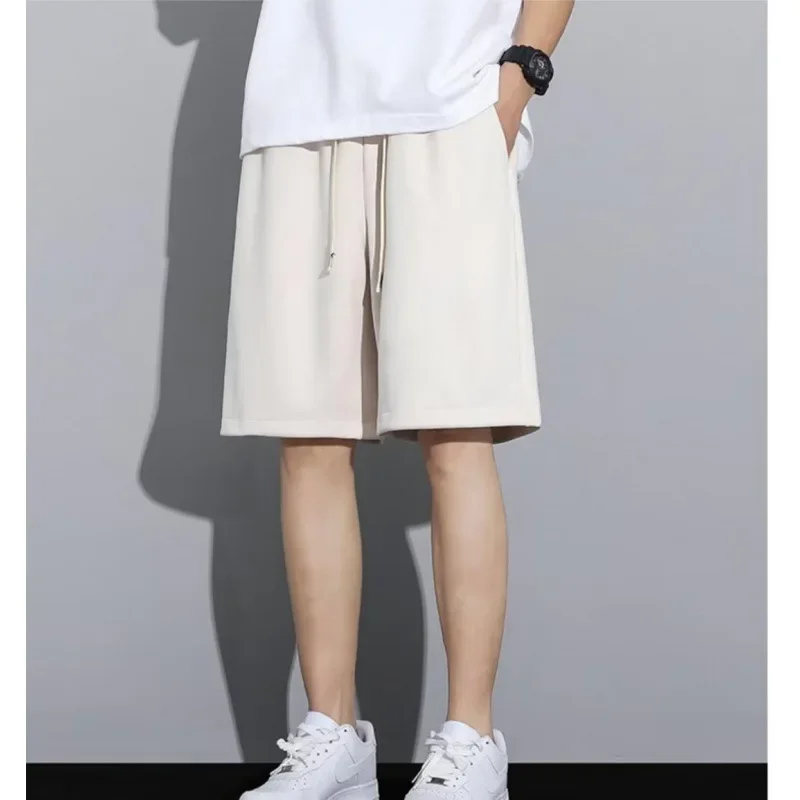 Мужские баскетбольные плавки свободного кроя однотонные легкие быстросохнущие