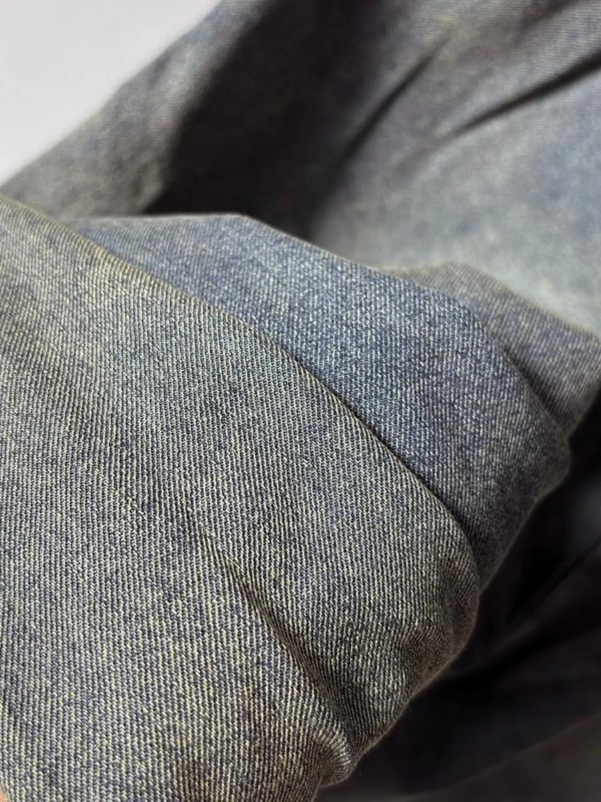 Широкие джинсы с высокой талией женские весенне-осенние потертые брюки длиной до