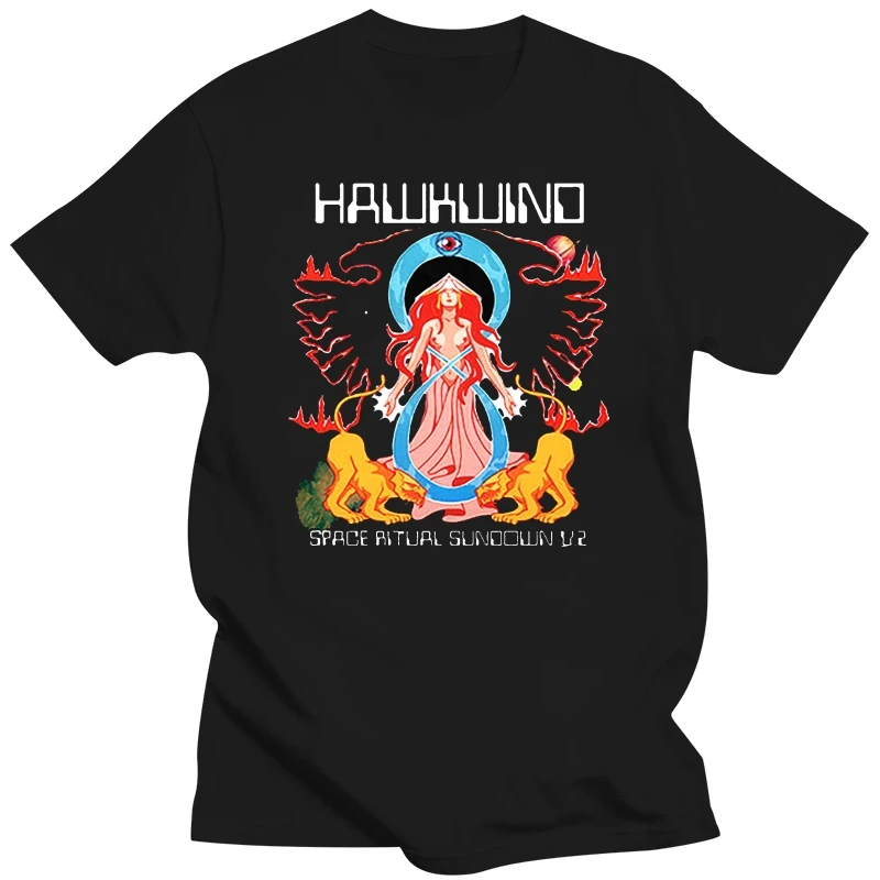 

Hawkwind-космический ритуал Sundown V 2, виниловая обложка, размеры детской футболки, 100 хлопок, день рождения