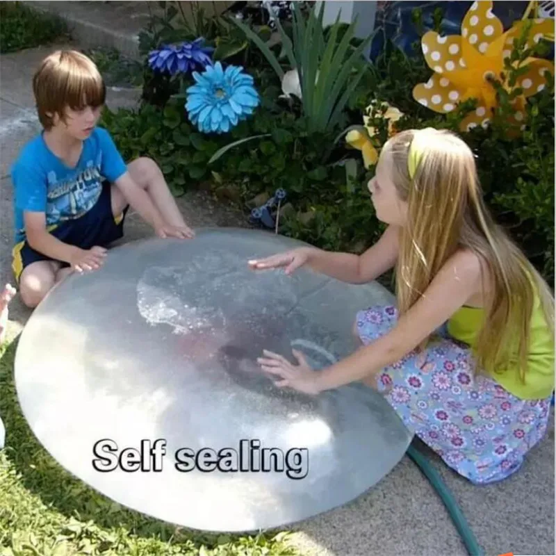 

Children's Toys Birthday Gift Elastic Ball TPR Balloon Transparent Water Injection Bubble Ball