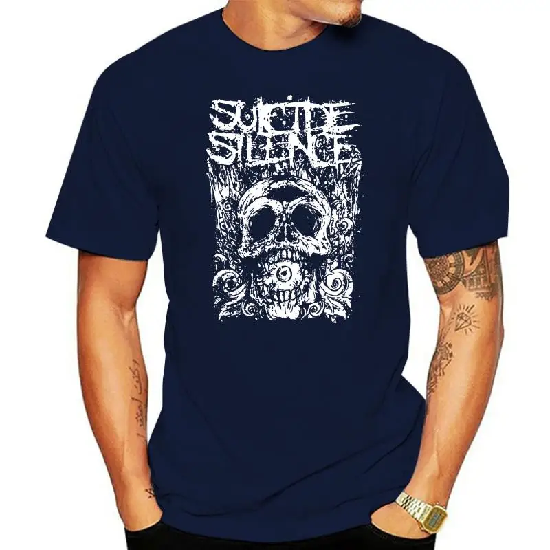 Custom Tees Suicide Silence Cyclops Deathcore Mitch Lucker Animosity New Black Crew Neck Novelty Short Sleeve