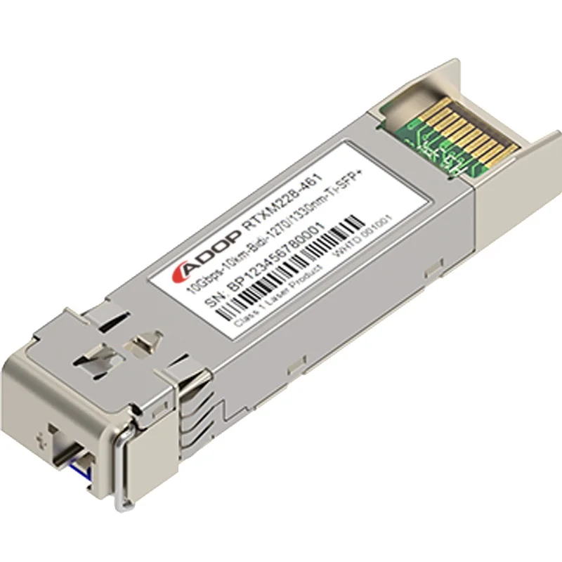 ADOP for Cisco SFP-10G-BXU Compatible 10GBASE-BX10-U BiDi SFP+ 1270nm-TX/1330nm-RX 10km DOM Simplex LC SMF Transceiver Module