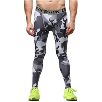 men brand compression tights skinny leggings fitness running gym training pants camouflage tracksuit jogging pants s 3xl