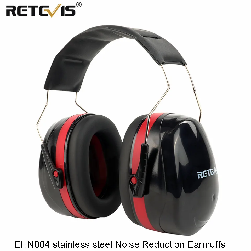Retevis Noise Reduction Earmuffs Hearing Protection Headset For Airsoft Game Factory Headband/Foldable/Neck banded Anti-noise