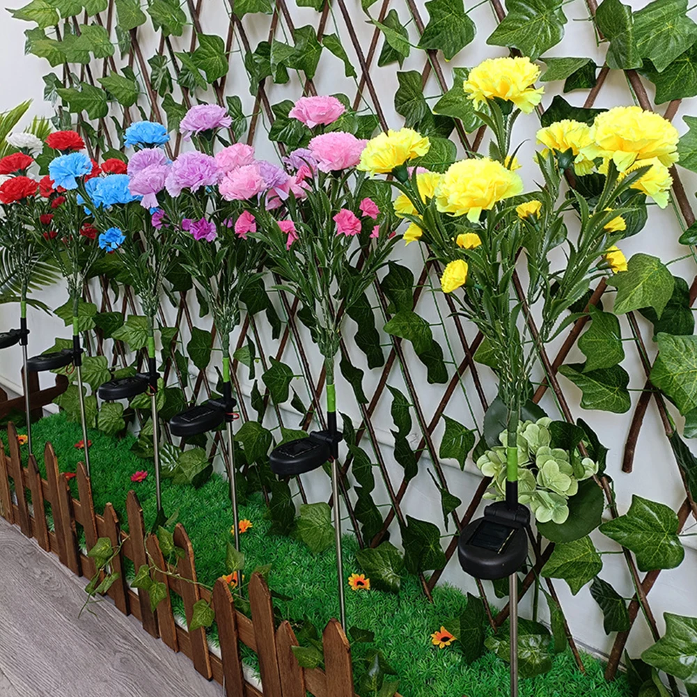 

Светодиодный атмосферный светильник на солнечной батарее, водонепроницаемый прочный ландшафтный светильник в виде гвоздиков, автоматичес...