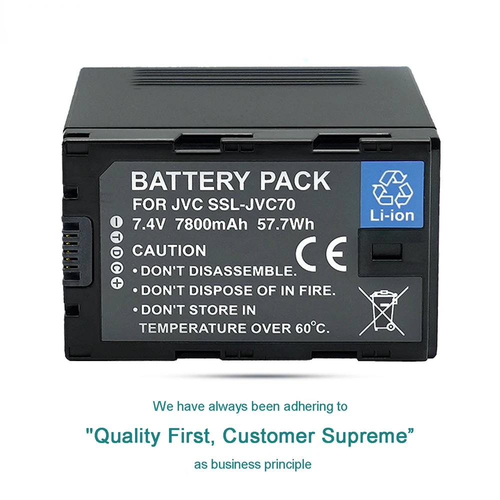 Сменная батарея для JVC GY-HMQ10 GY-HM200 GY-LS300 GY-HM600 GY-HM650