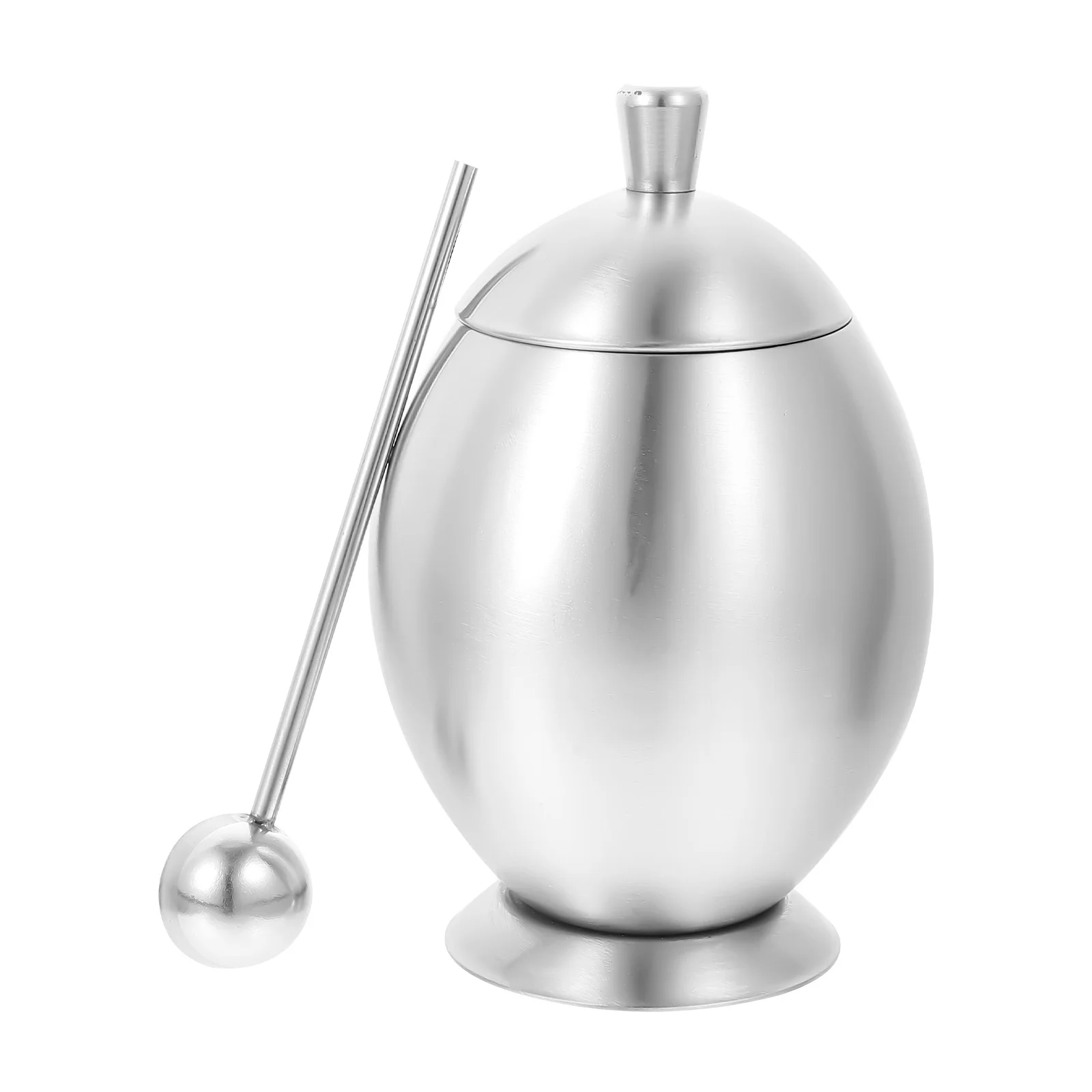 

1 Set Seasoning Jar Dessert Sugar Jar Kitchen Stainless Steel Seasoning Jar with Scoop