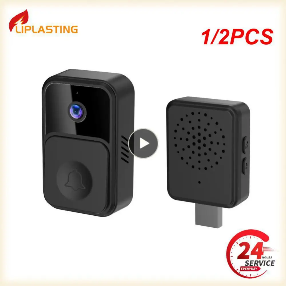 

1/2PCS New Tuya Wireless Doorbell With camera Video doorbell Outdoor wireless doorbell Wifi doorbell camera smart doorbell