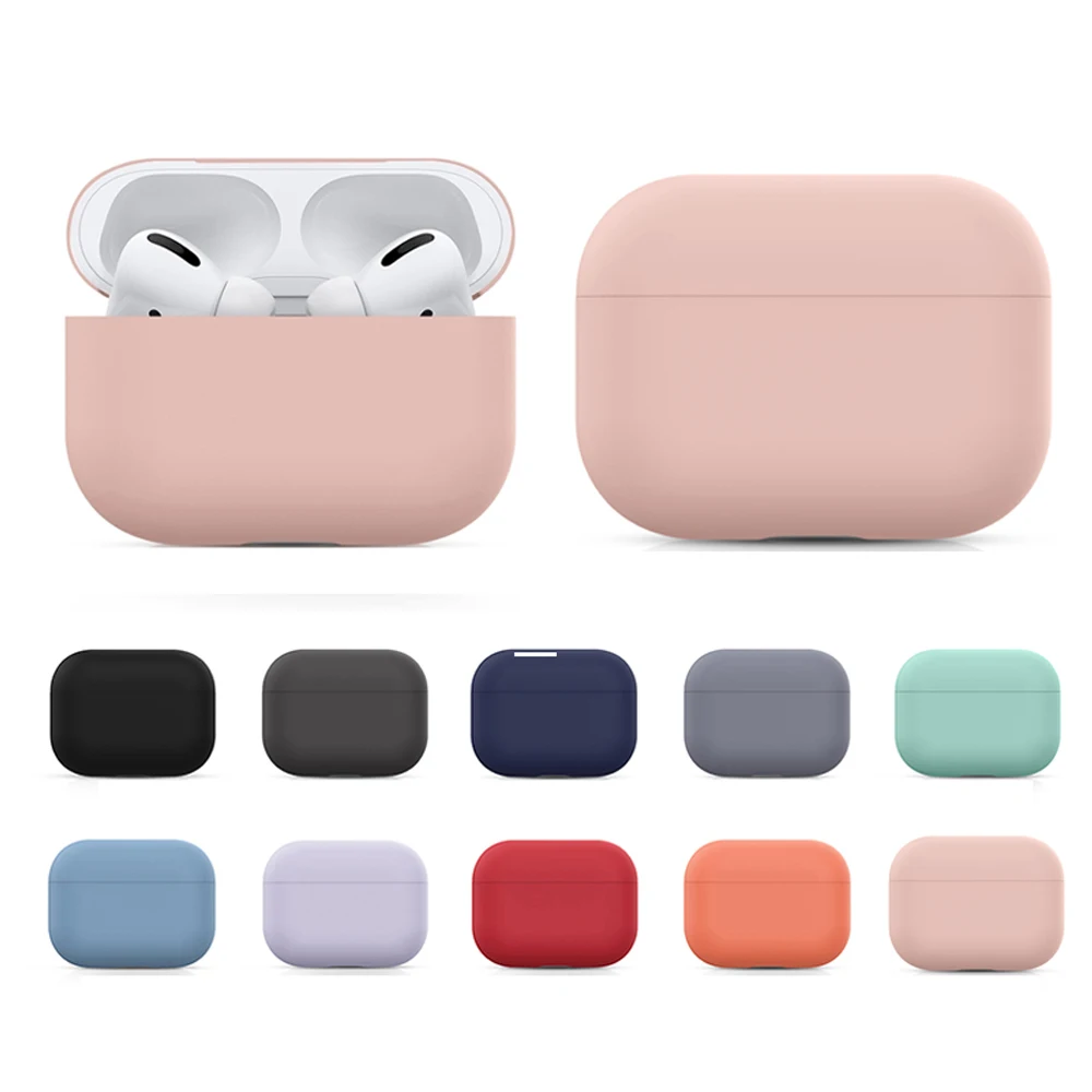 

Silicone Case For Airpods Pro Case For Airpods Wireless Bluetooth headsets Charger Case for AirPods pro 2019