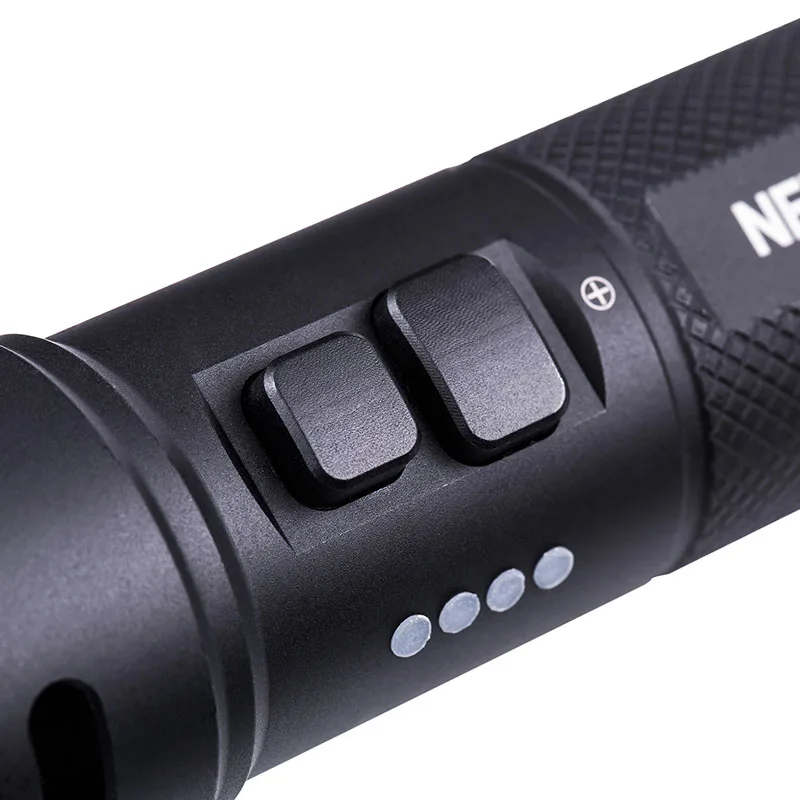 Фото Тактический фонарь Nextorch P86 с электронным свистком 120 дБ, 1600 люмен, дальность луча 305 м, аккумулятор 18650, прямая зарядка №5