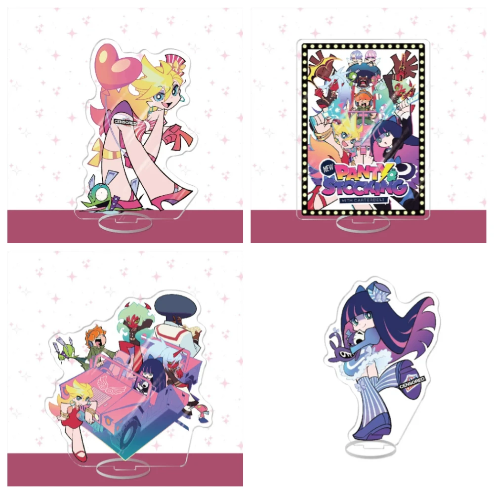 Фото Милая акриловая большая настольная фигурка Stocking Anarchy, коллекционный подарок для фанатов, украшение для рабочего стола №1