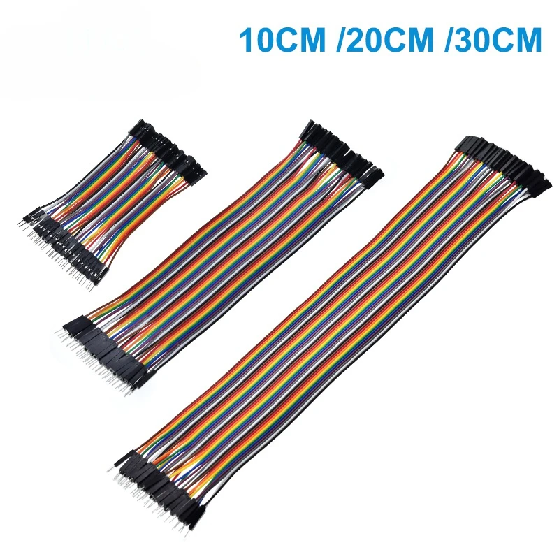 

40PIN 10CM 20CM 30CM Dupont Line Male to Male + Female to Male and Female to Female Jumper Dupont Wire Cable for arduino DIY KIT