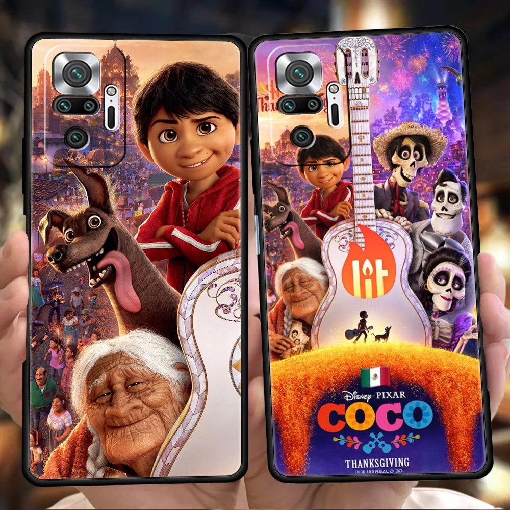 

Movie Coco Phone Case Cover for Redmi K50 Note 10 11 11T Pro Plus 7 8 8T 9S 9 K40 Gaming 9A 9C 9T Pro Plus Soft Shell Fundas Bag