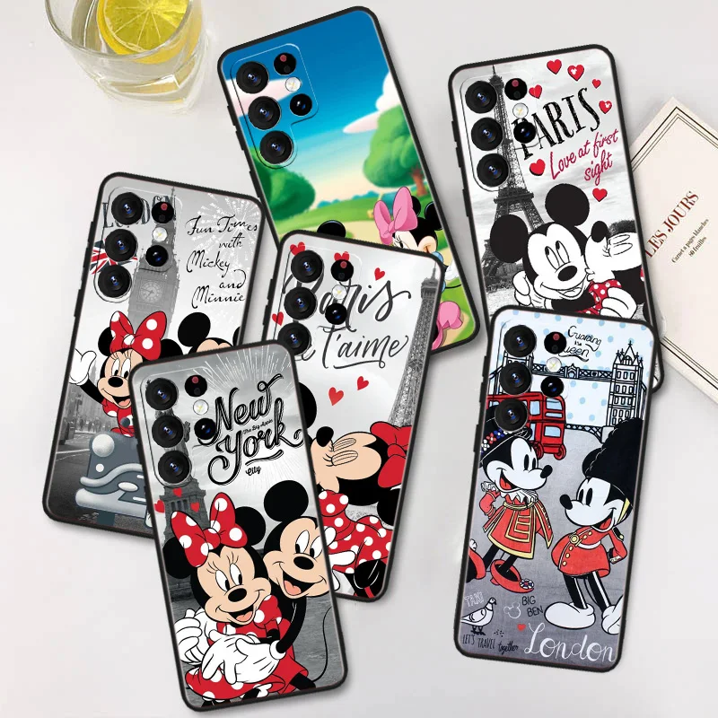 

Mickey Minne Have Fun Phone Case For Samsung Galaxy S23 S22 S21 S20 FE Ultra S10e S10 S9 S8 Plus Lite Black Cover