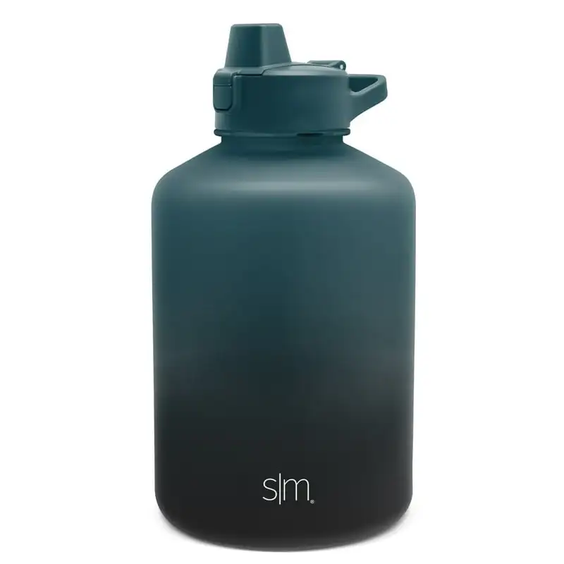 

64 fl oz Reusable Tritan Summit Water Bottle with Silicone Straw Lid|Moonlight