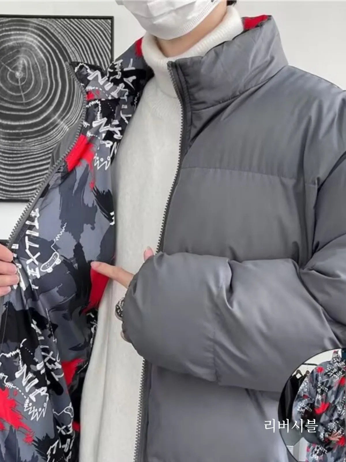 Двусторонняя одежда на хлопковой подкладке для мальчиков осенне-зимняя модная