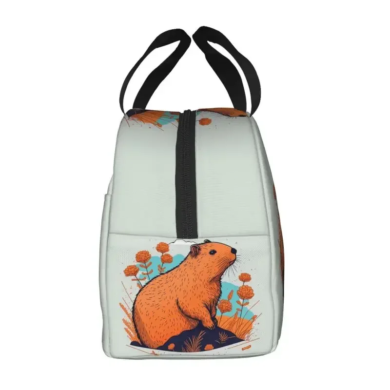 Милый гигантский Ланч-бокс капибара на заказ Женский термоохладитель