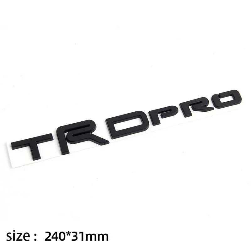 

3D Trd Pro Bro Значок Эмблема Автомобильные наклейки для Toyota Tundra Автомобильная этикетка Задний багажник Наклейка Авто задний хвост логотип наклейка на кузов