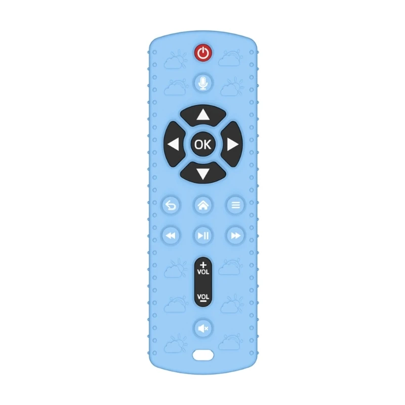 

Soft Silicone Teething Toy Remote Control Teeth Development Tool Shower Gift