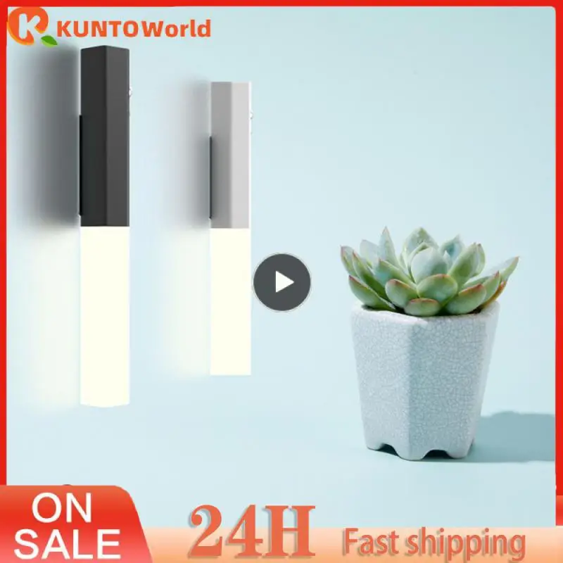

Rechargeable Automatic Sensing Lamp Portable Usb Charging Wall Light Wireless Night Light Home Lighting Lamps Gateway Cabinet
