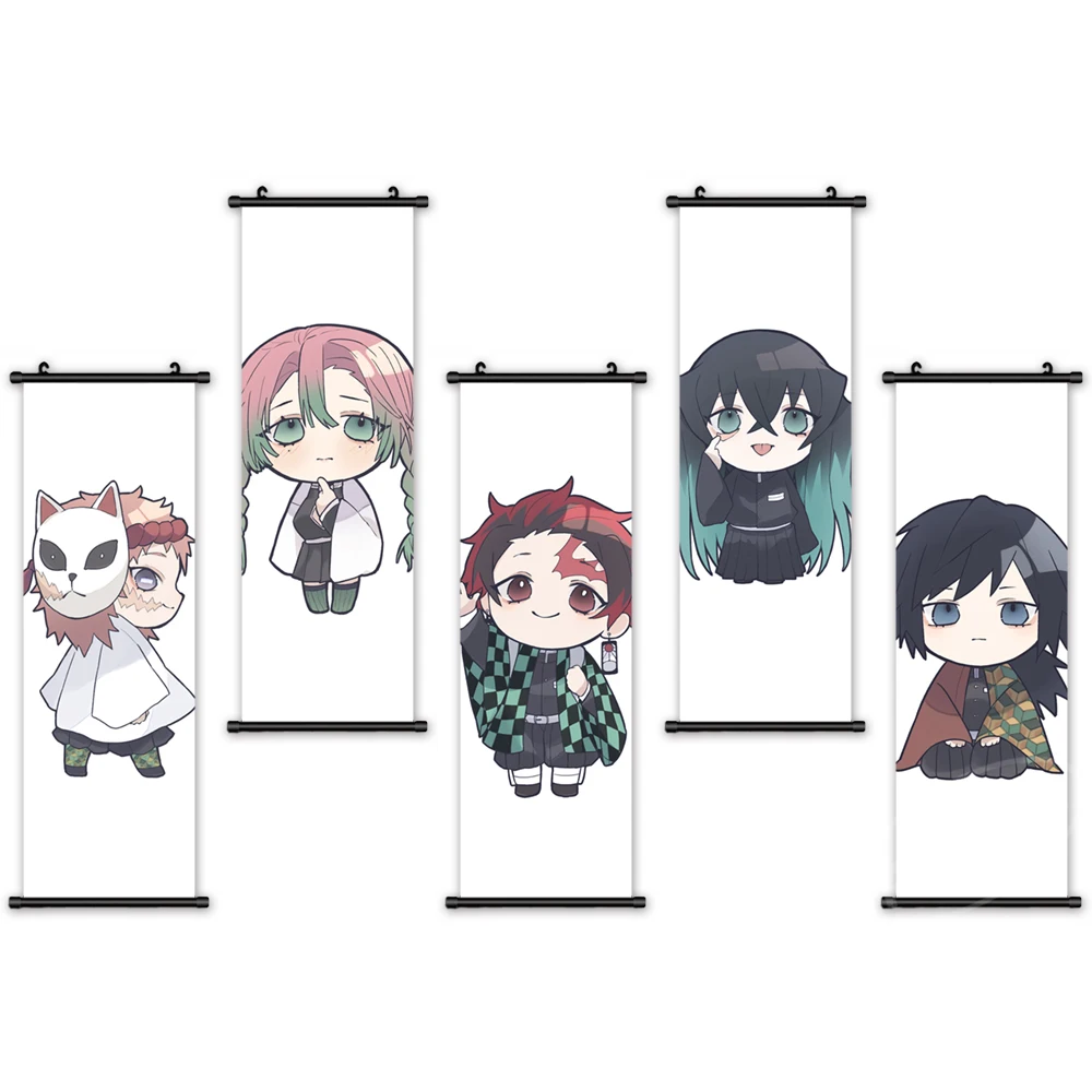 

Poster Anime HD Prints Painting Canvas Demon Slayer Home Decoration Kimetsu No Yaiba Wall Art No Frame Pictures For Living Room