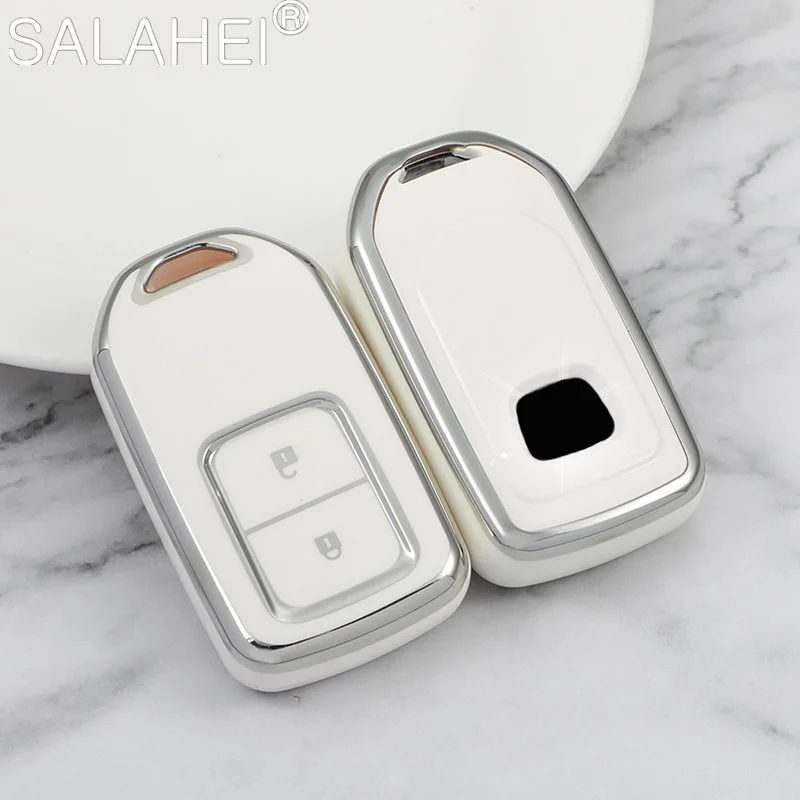 

TPU Car Key Fob Case Cover Shell For Honda CRV CR-V Fit Civic Accord Pilot Insight Lucky Vezel HRV HR-V City Jade Freed Odyssey