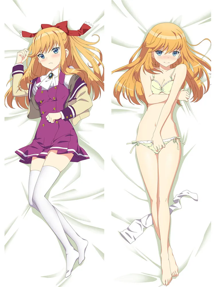 

Gatari Anime Dakimakura Pillowcase DIY Custom Cushion Pillow Cover Hugging Body Pillow Case Home Bedding Double-sided Print