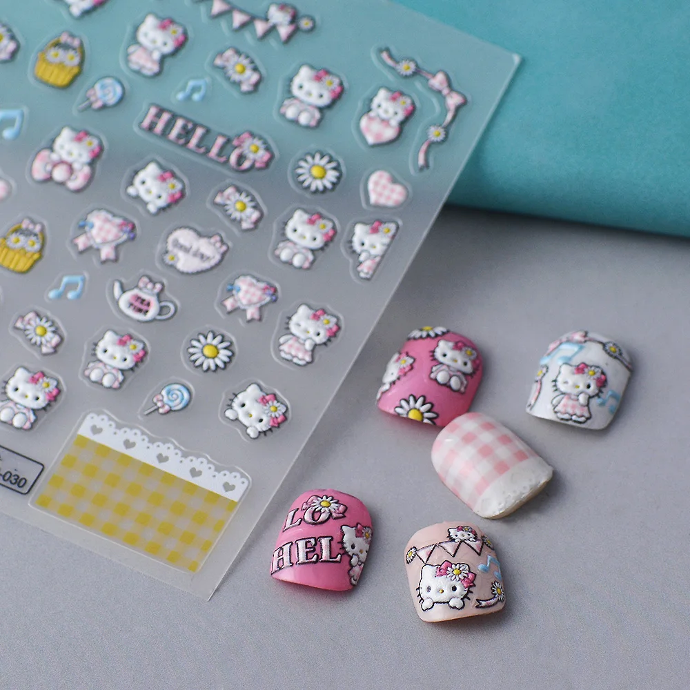 

cat5D Nail Sliders Cartoon Girls Cute Decals Sticker Self-Adhesive Slider Manicure TS-030
