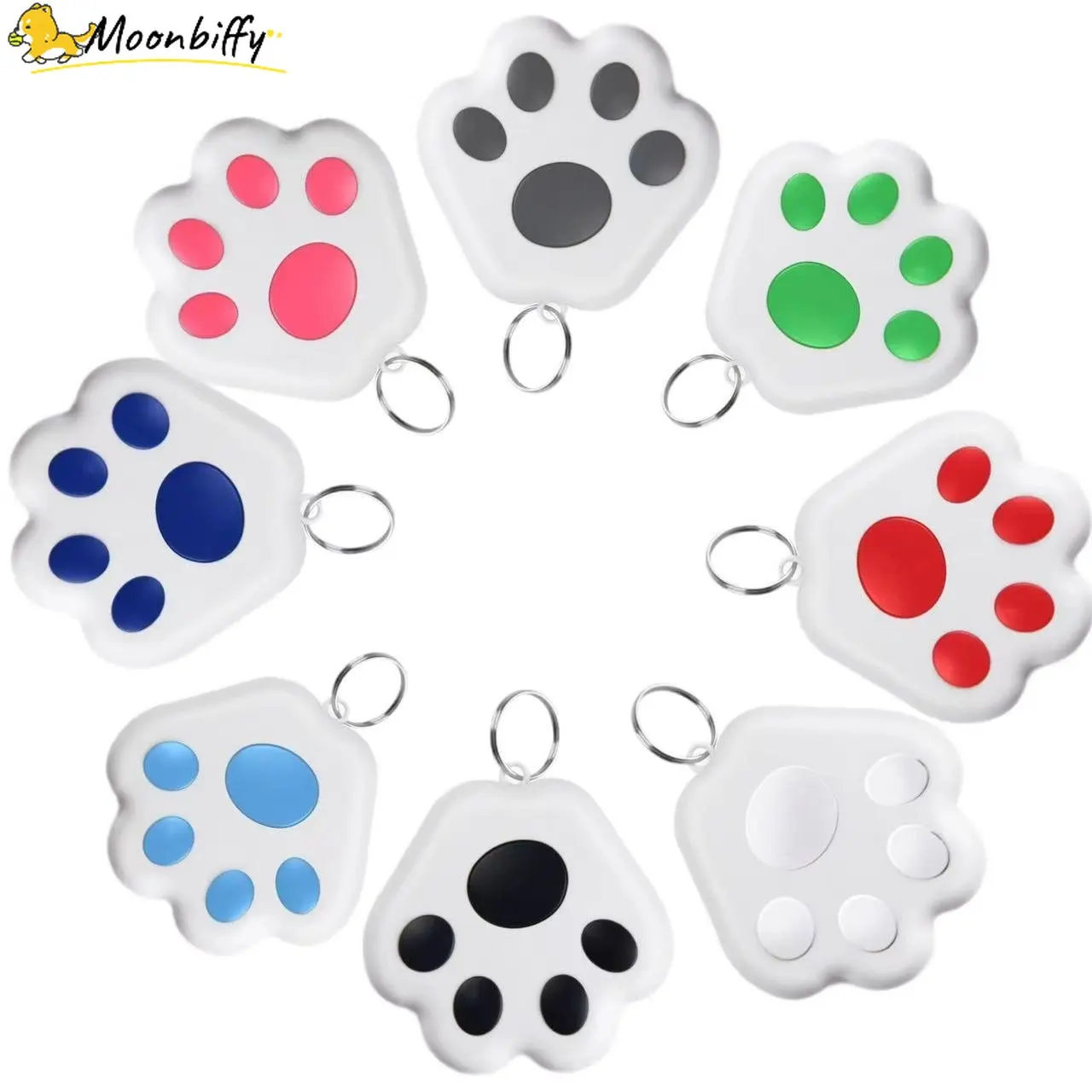 Pet Dog Anti-Lost GPS Tracking Locator Mini Bluetooth Device Accessories Prevention Waterproof Portable Wireless Tracker Tags