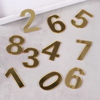 acrylic door label hotel home sticker address gate digits door numeral plaque house drawer sign door plate number