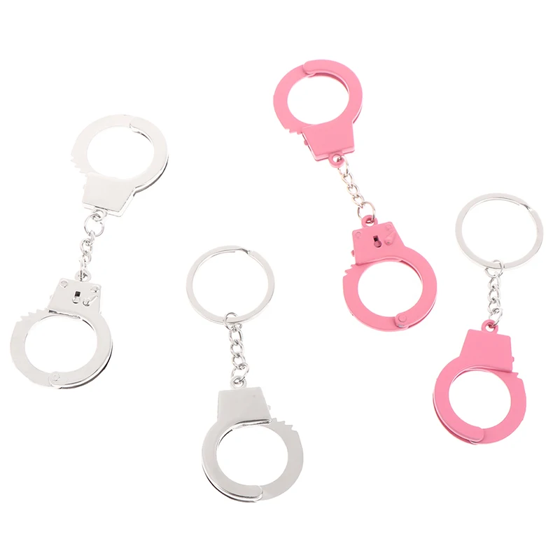 

1Pc Doll House Metal Handcuffs Dollhouse Miniature Pretend Roles Play House Toys Gifts For Children Kids Toys