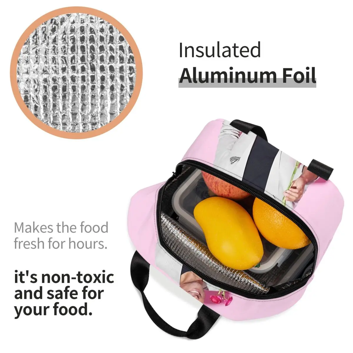 Изолированная сумка для ланча Chayanne Ланч-бокс латиноамериканского поп-певца