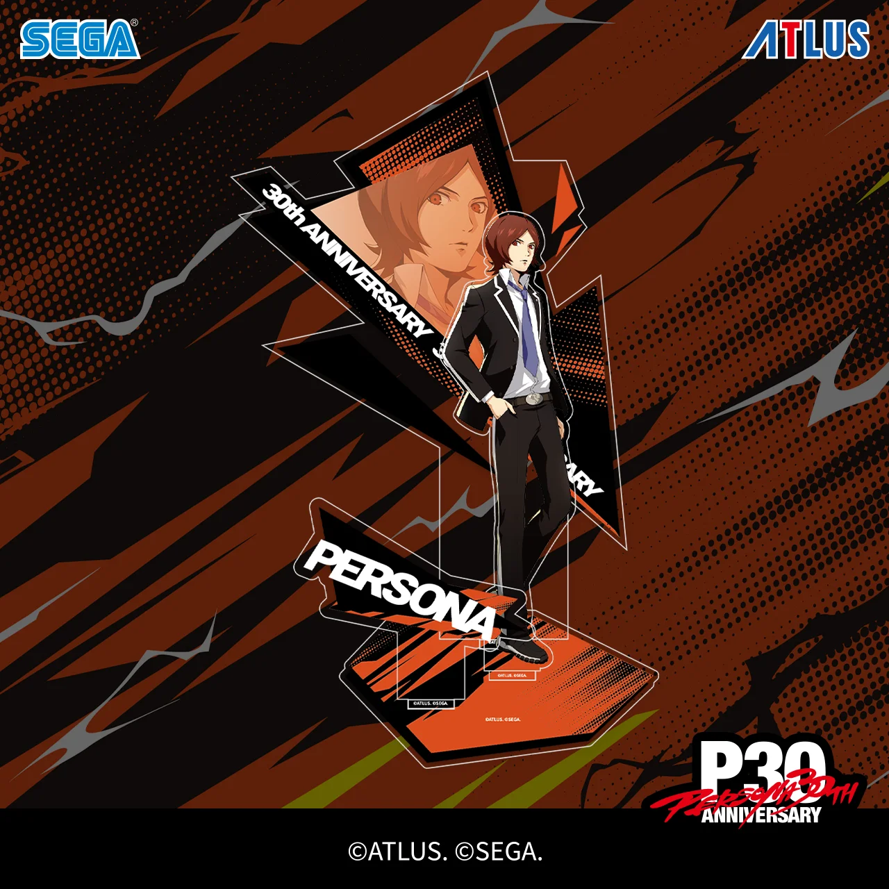 Фото Оригинальная акриловая фигурка Persona 30th Anniversary Vol.3 в полный рост, аниме-фигурка SEGA, товары ACG, декор для стола, коллекционные игрушки, подарок №2