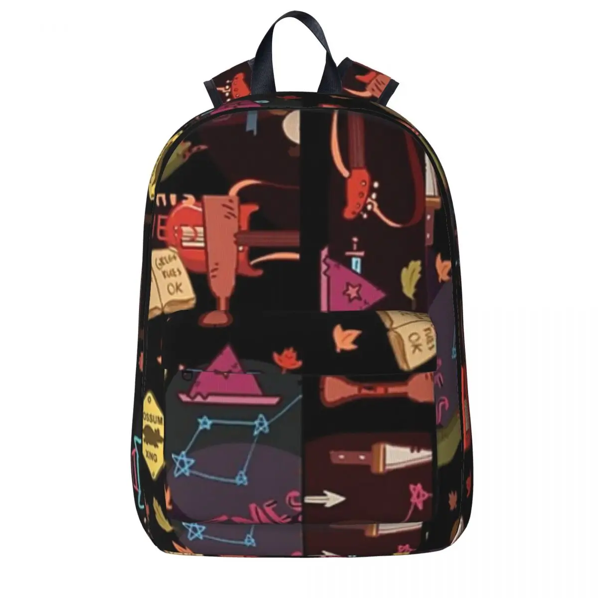 

Рюкзаки для мальчиков и девочек с рисунком ночи в лесу, странные осенние школьные ранцы для учеников, детские дорожные Мультяшные рюкзаки