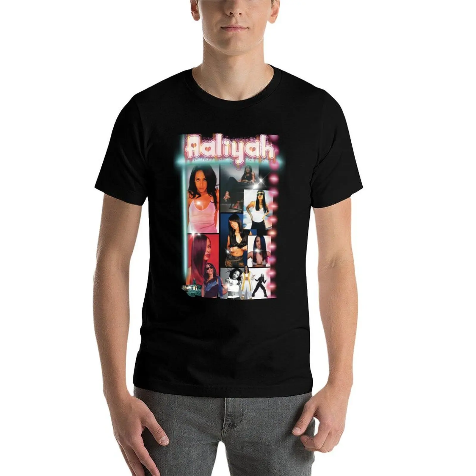 Фото Футболка Aaliyah, базовая модель больших размеров №4