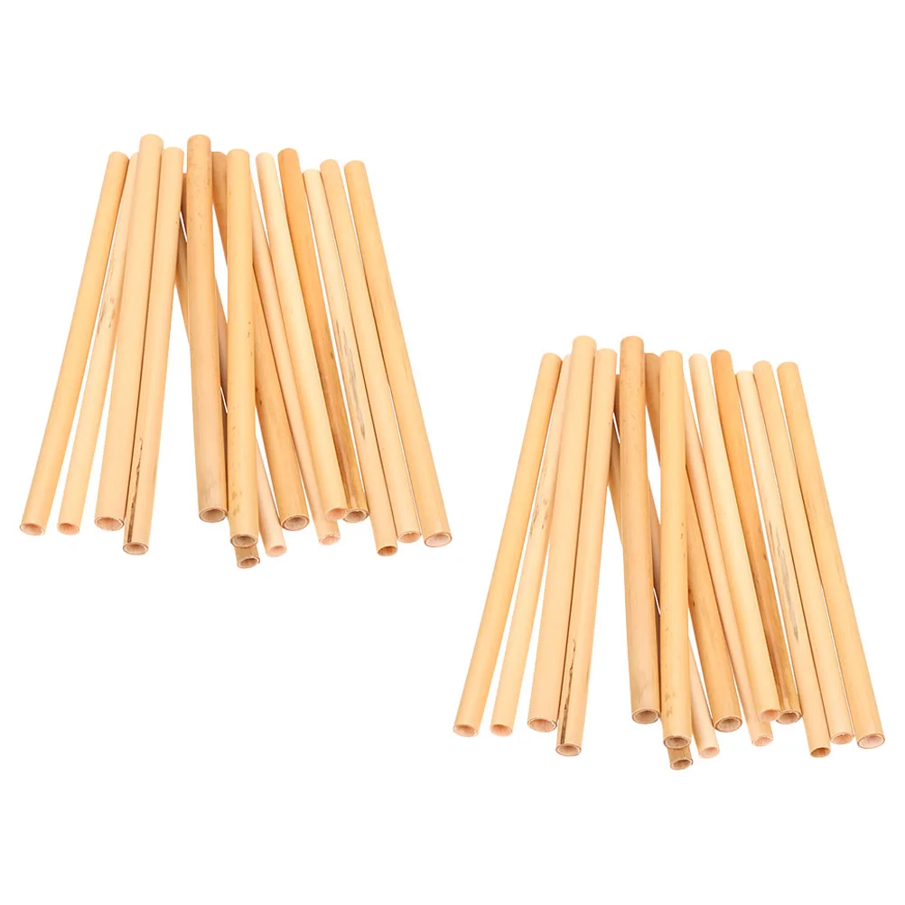 

20pcs Convenient Replacement Beehive Reed Refill Beehive Props Natural Reed Pipe