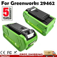 bonacell 40v 6000mah rechargeable replacement battery for creabest 200w greenworks g max gmax 29462 29472 22272 battery 29717