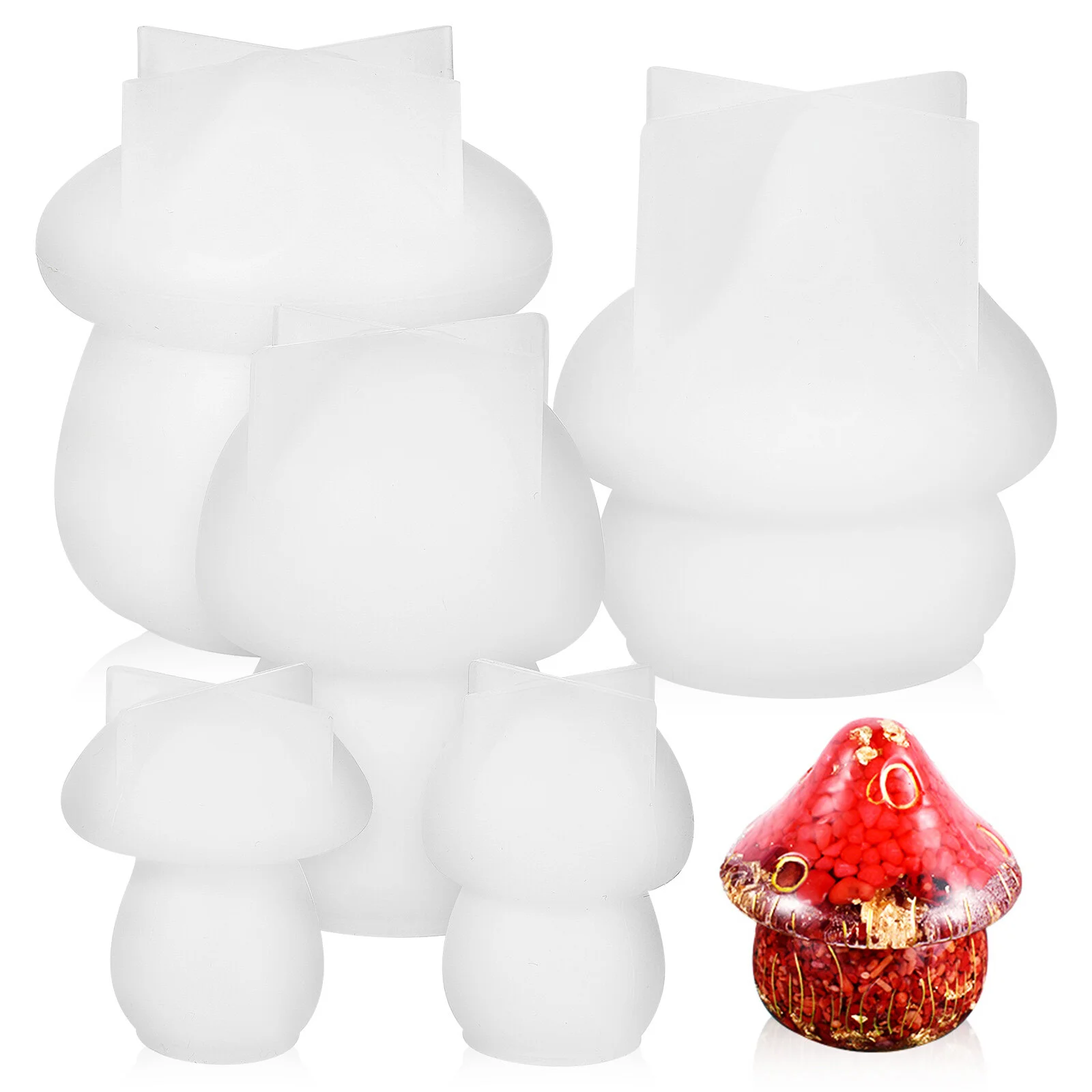 

5 шт., силиконовые формы для хранения эпоксидной смолы