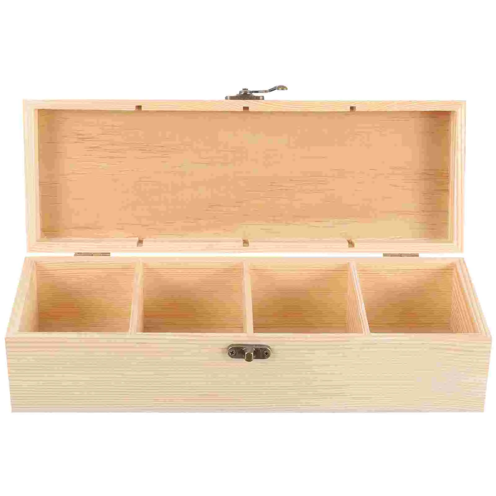 

Box Jewery Case Storage Coffee Holder Crates Unfinished Wooden Jewelry Organizer Bins Crafts