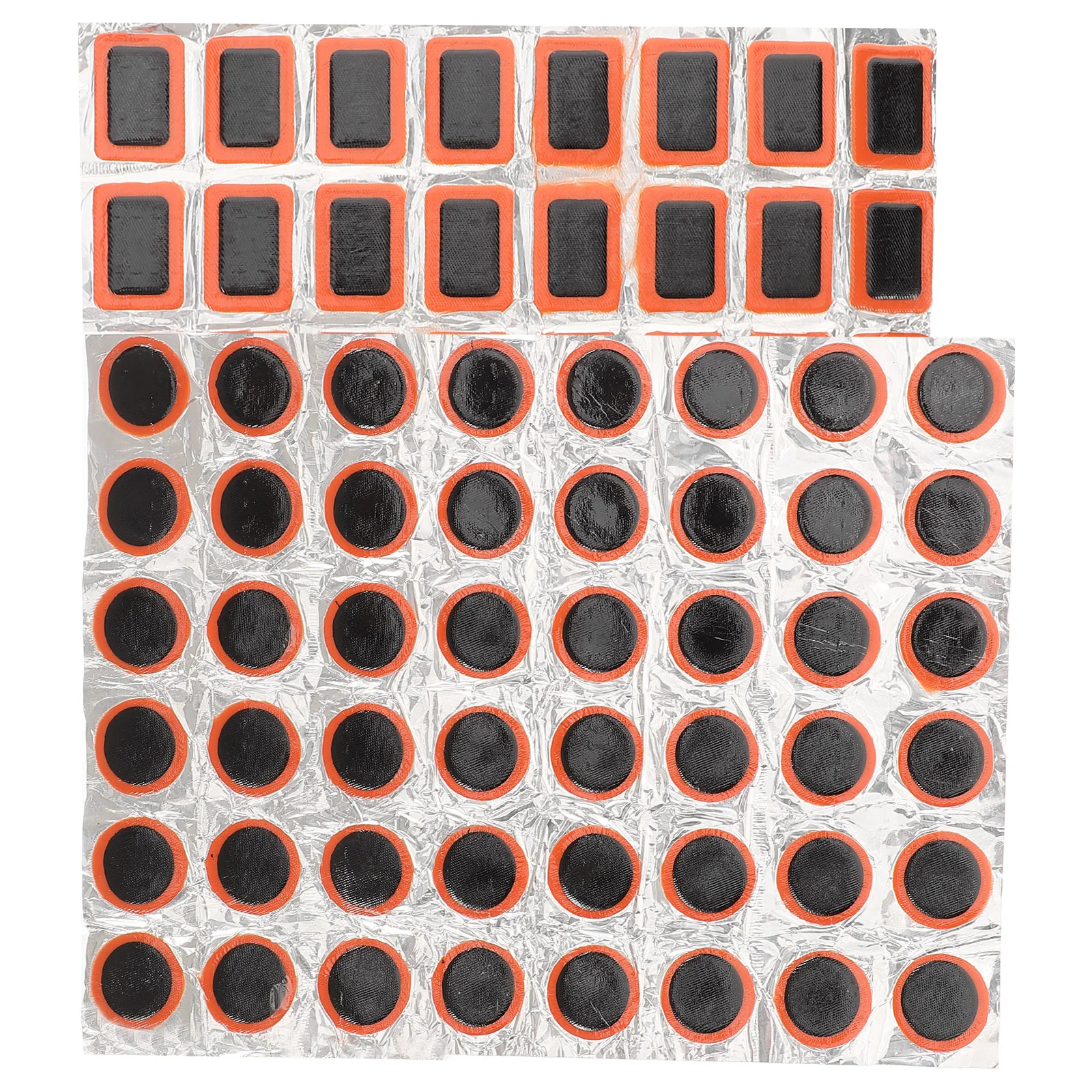 2 листа круглые прямоугольные велосипедные шины накладные из натурального