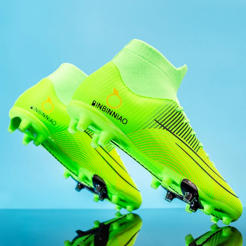 Men Outdoor FG/AF Football Boots Futsal Professional Unisex Soccer Shoes High-quality Grass Training Sport Ultralight Non-Slip